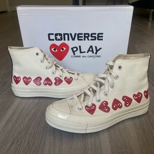 Converse X Comme des Garcons PLAY Chuck 70 Multi Heart